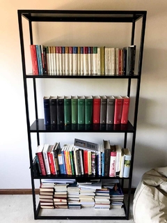 ESTANTERIA/BIBLIOTECA DE CHAPA (DEMORA 30 DIAS) - VIAZ HOME
