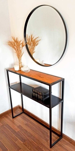 RECIBIDOR DOBLE DE MADERA Y CHAPA (DEMORA 30 DIAS) - comprar online