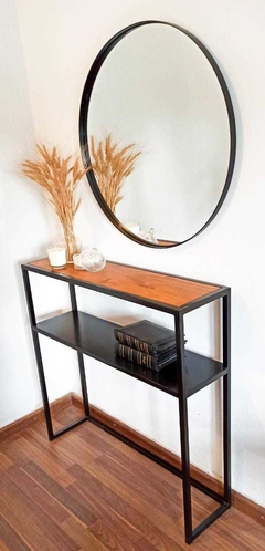 RECIBIDOR DOBLE DE MADERA Y CHAPA (DEMORA 30 DIAS) - comprar online