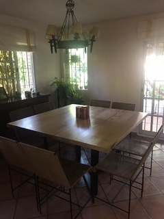 MESA DE COMEDOR ZOITA Y HIERRO (DEMORA 45 DIAS) - VIAZ HOME