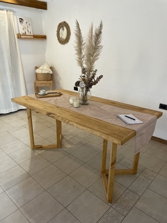 Mesa comedor pino (demora 30 días) - comprar online