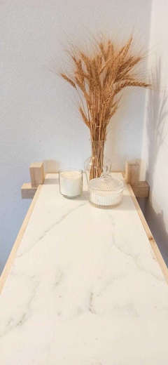 Imagen de RECIBIDOR DOBLE DE PORCELANATO Y MADERA CLEMEN (30 DIAS)