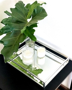 BANDEJA ESPEJO RECTANGULAR (DEMORA 30 DIAS) - VIAZ HOME