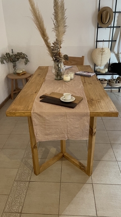 Mesa comedor pino (demora 30 días) - tienda online