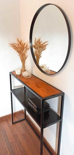 RECIBIDOR DOBLE DE MADERA Y CHAPA (DEMORA 30 DIAS) - VIAZ HOME