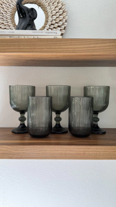 Set de vasos alto Aruba humo - VIAZ HOME