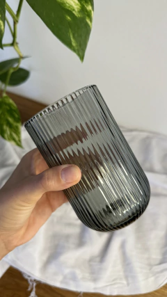 Set de vasos alto Aruba humo