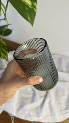Set de vasos alto Aruba humo