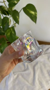Set de Vasos luxury transparentes perlados