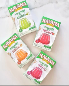 Gelatinas light frutales Ravana