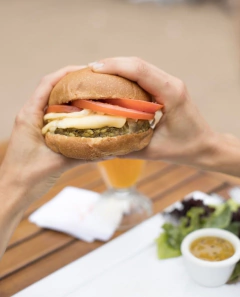 Hamburguesas de quinoa veganas Nutree