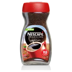 Cafe instantaneo tradicion 100% puro Nescafe 170g