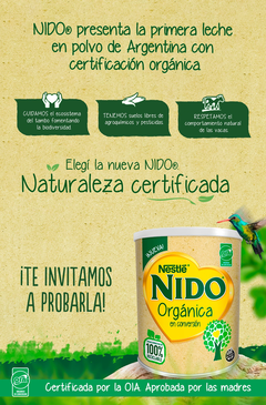Leche en polvo organica sin tacc Nestle - comprar online