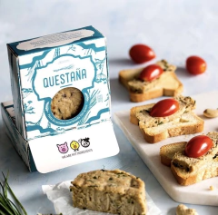 Queso de castañas de cajú saborizado vegano Felices las vacas