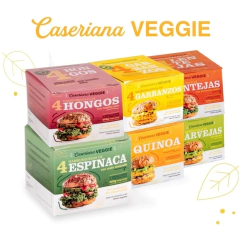 Medallones vegetales congelados Caseriana