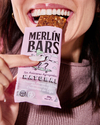 Barritas naturales sin azúcar veganas Merlin bars