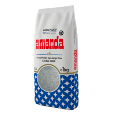 Arroz largo fino 1kg Amanda