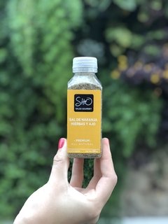 Sal Gourmet SHIO Naranja, hierbas y ajo
