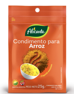 Condimento para arroz sin tacc Alicante