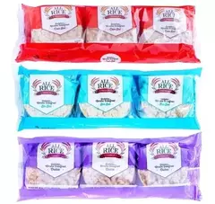 Galletas de arroz integral sin TACC All rice 3 pack de 3