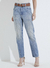 Forum Calca Jeans Lola Com Cinto 24607526 Indigo