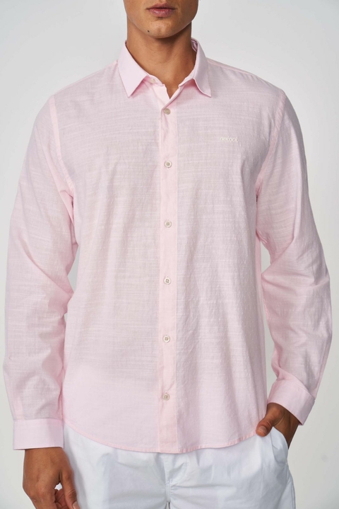 Colcci Camisa Relax Manga Longa 310104765 Xadrez Rosa - comprar online