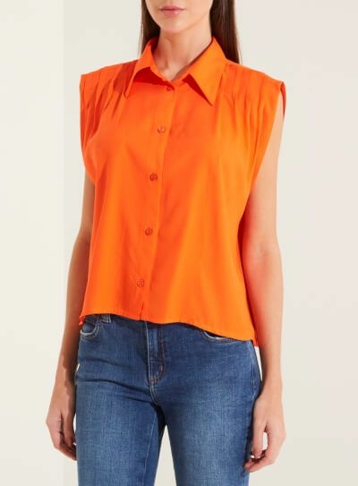 Forum Camisa Forum 304601656 Laranja Purpurina