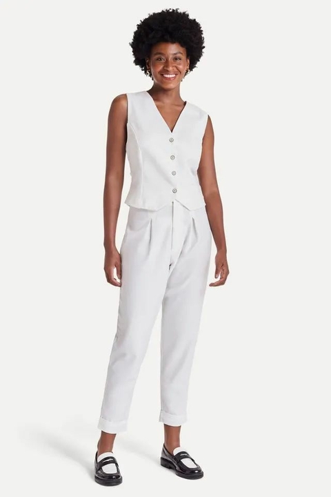 Simples Reserva Calca Alfaiataria 0090175 Branco - comprar online