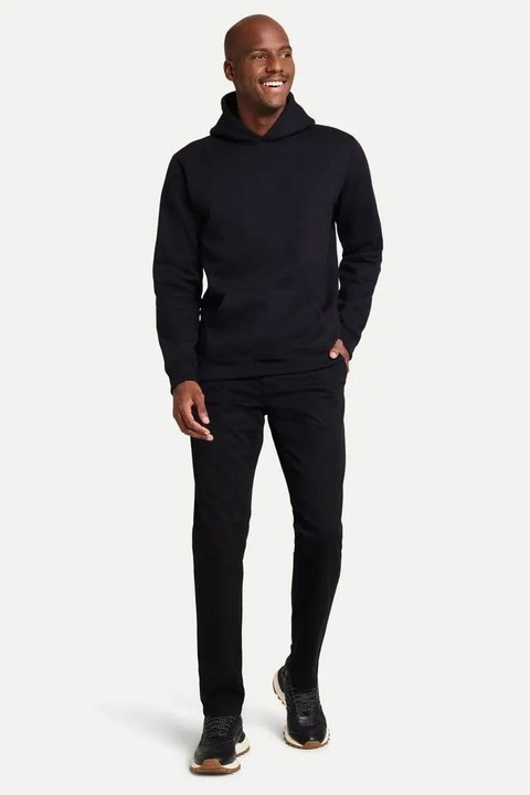 Simples Reserva Calca Chino Reta Mas Simples De Sarja 0081275 Preto