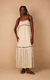 Dress To Vestido Longo Algodao Vivos 01332139 Off White