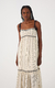 Dress To Vestido Longo Algodao Vivos 01332139 Off White na internet