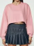 Colcci Blusao Moletom Encurtado 400101363 Rosa Popcorn - comprar online
