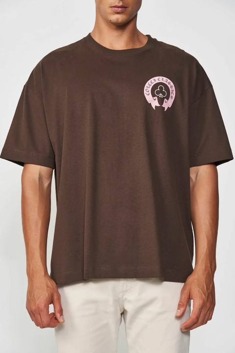 Colcci Camiseta Box 350111696 Marrom Coconut - comprar online