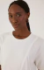 Dress To Vestido Recortes Com Tecido 01332267 Off White - OnOff Clothes - Roupas Femininas e Masculinas