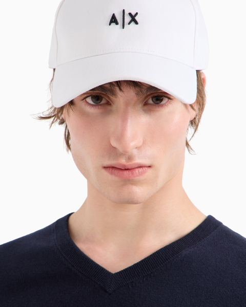 Armani Exchange Bone Com Logo Bordado 954112 branco