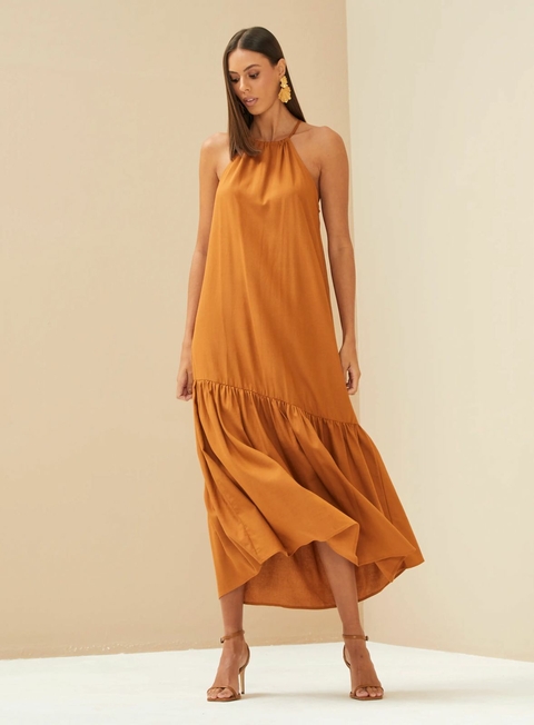 FORUM VESTIDO MIDI SOLTO EM LINHO 444609079 - comprar online