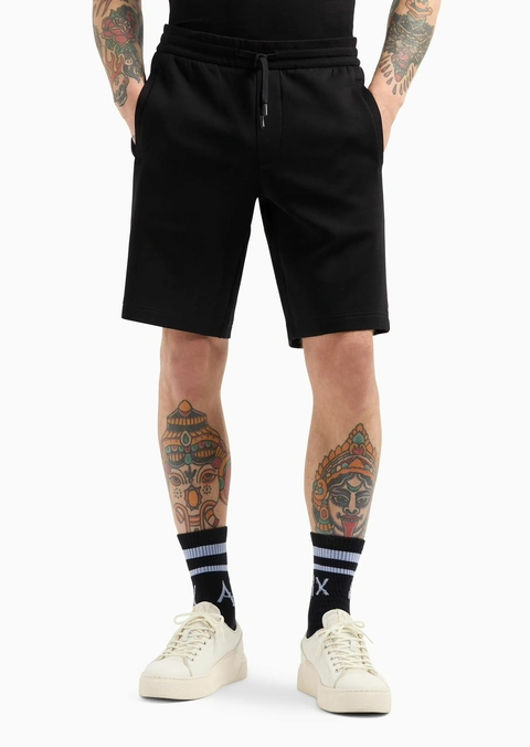 ARMANI EXCHANGE BERMUDA DE MOLETOM COM ELÁSTICO XM000372 - comprar online