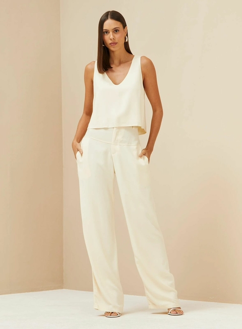 FORUM CALÇA FEMININA ALFAIATARIA RETA 24608047 - comprar online