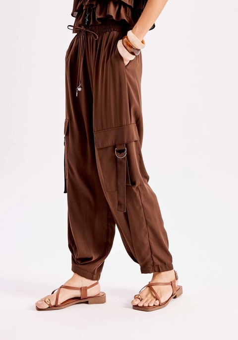 MYFT CALÇA CARROT CINTURA ALTA UTILITÁRIA 502CF003156 - comprar online