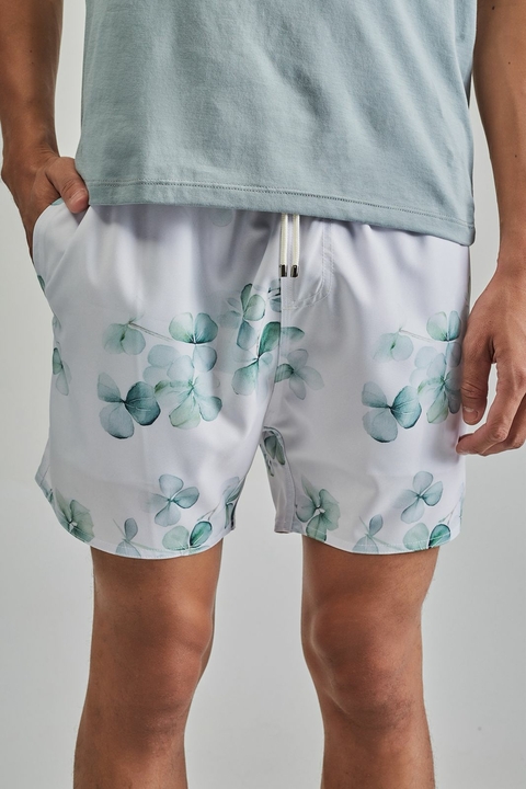 RESERVA SHORT PRAIA ESTAMPADO TREVO DE 4 FOLHAS 0097338