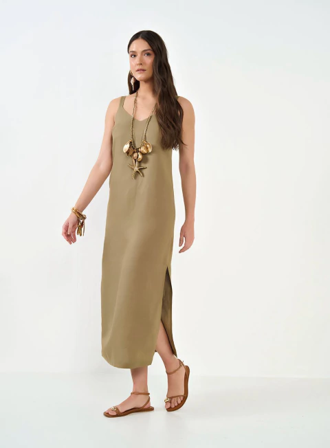 COLCCI VESTIDO EM LINHO 440115154