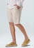 Osklen Bermuda Alfaiataria Basic Linen 49653 Bege - comprar online
