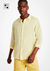 Reserva Camisa Ml Flame Leve 0071077 Amarelo Claro