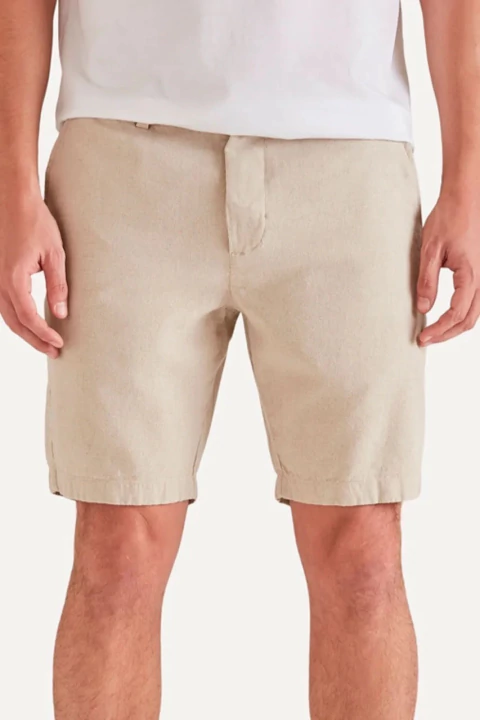 Reserva Bermuda Casual Linho Ii 0058626 Caqui