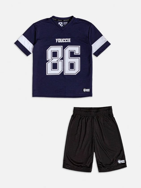 Youccie Conjunto Sport D2743 Azul Marinho - comprar online