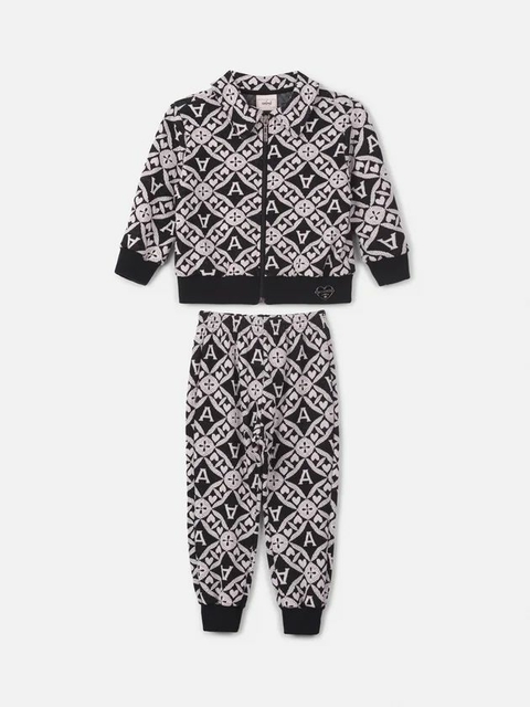 Anime Conjunto Bomber Com Monograma Animê P6082 Jacquard Monograma - comprar online