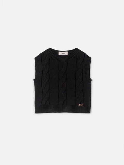 Anime Colete De Trico N4678 Preto - comprar online