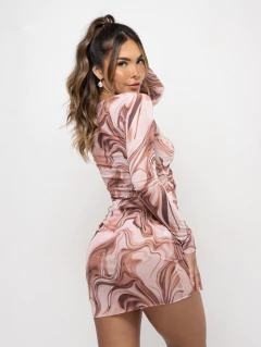 VESTIDO DOTS ROSA MEL - loja online