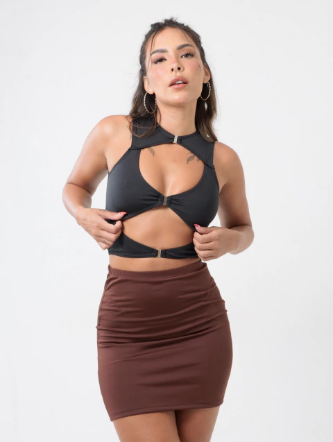 SAIA MIA MARROM - comprar online