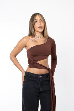 BLUSA SECRETS MARROM